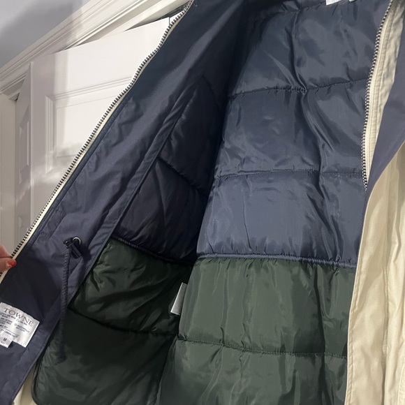 London Fog Khaki and Navy Field Jacket - Picture 3 of 4